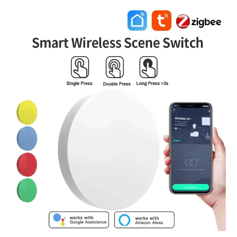 Tuya ZigBee Smart Wireless But - Home Assistant Tuya 评论和价格