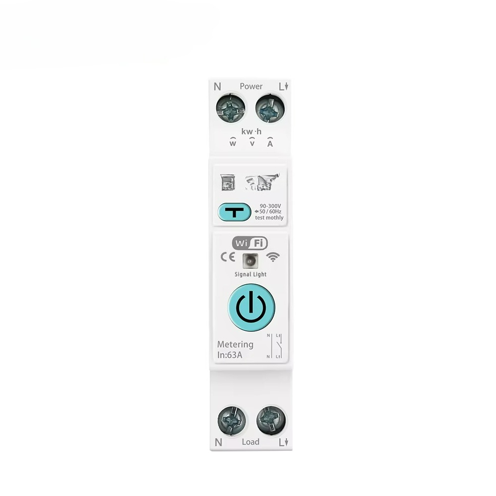 63A 1P+N WiFi Smart MCB Energy - Tuya Smart 评论和价格