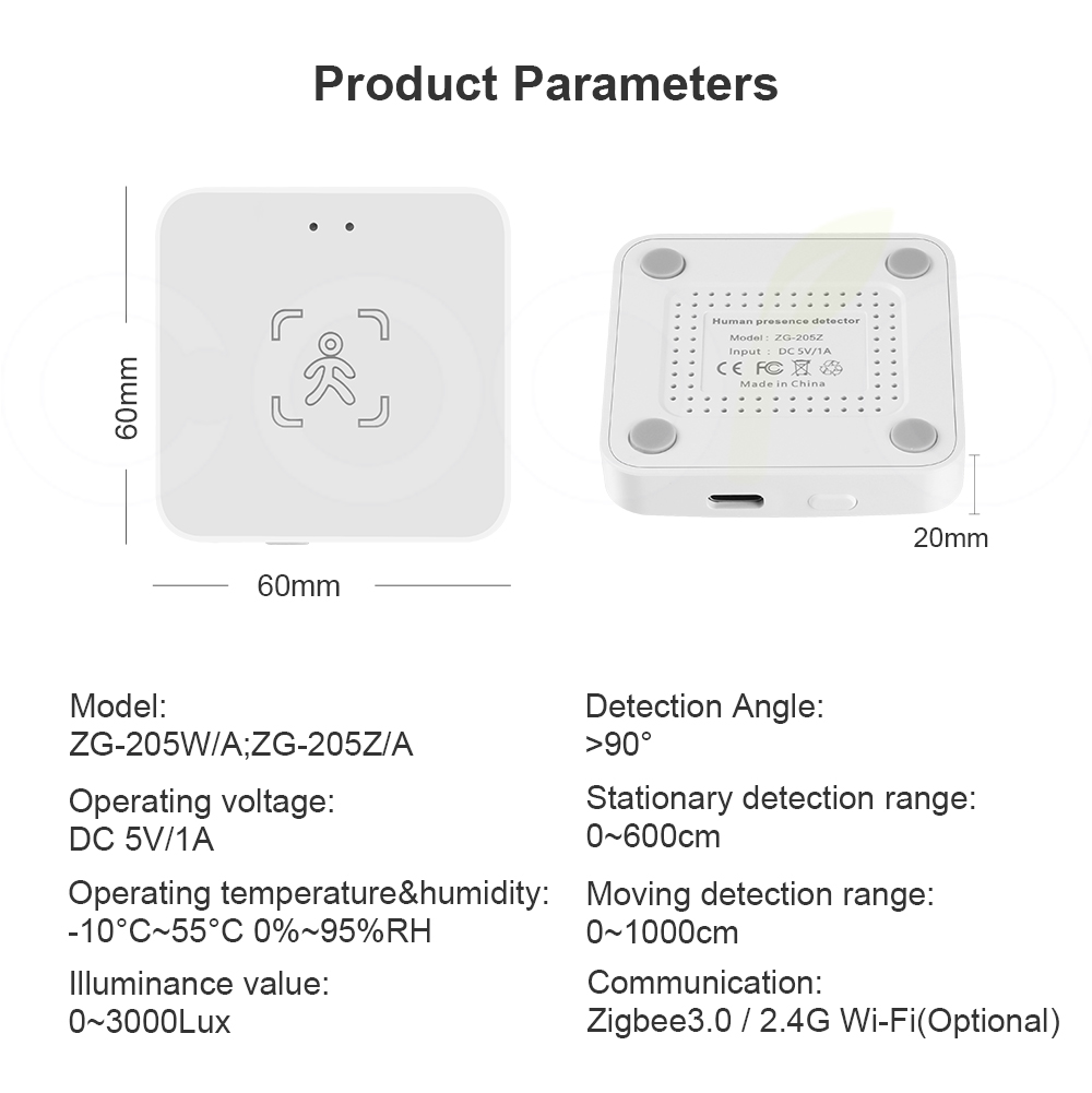 Tuya WiFi/ Zigbee Smart Human  - Home Assistant Tuya 评论和价格