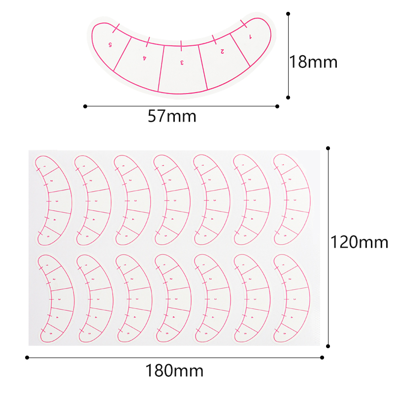 70 Pairs Eyelash Mapping Stick - Tasmota 评论和价格