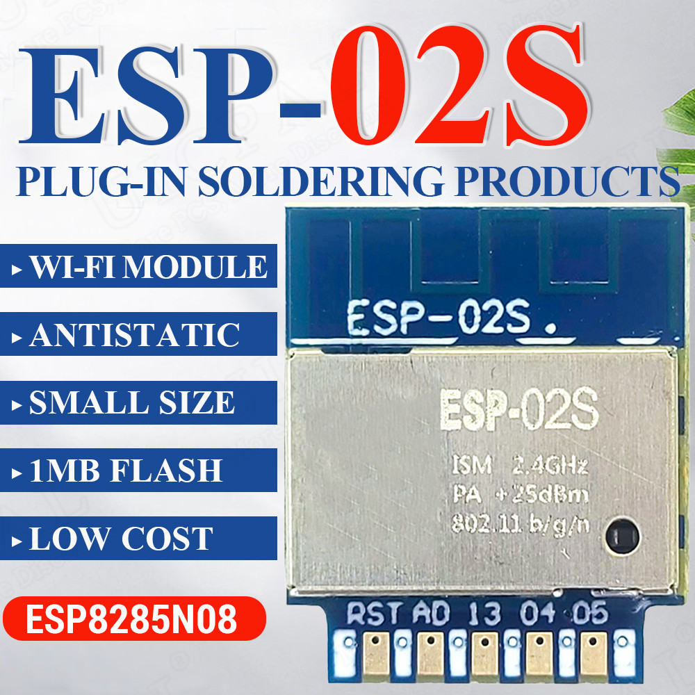 ESP-02S Serial Wireless 2.4G W - Smart Home Module Iot 评论和价格
