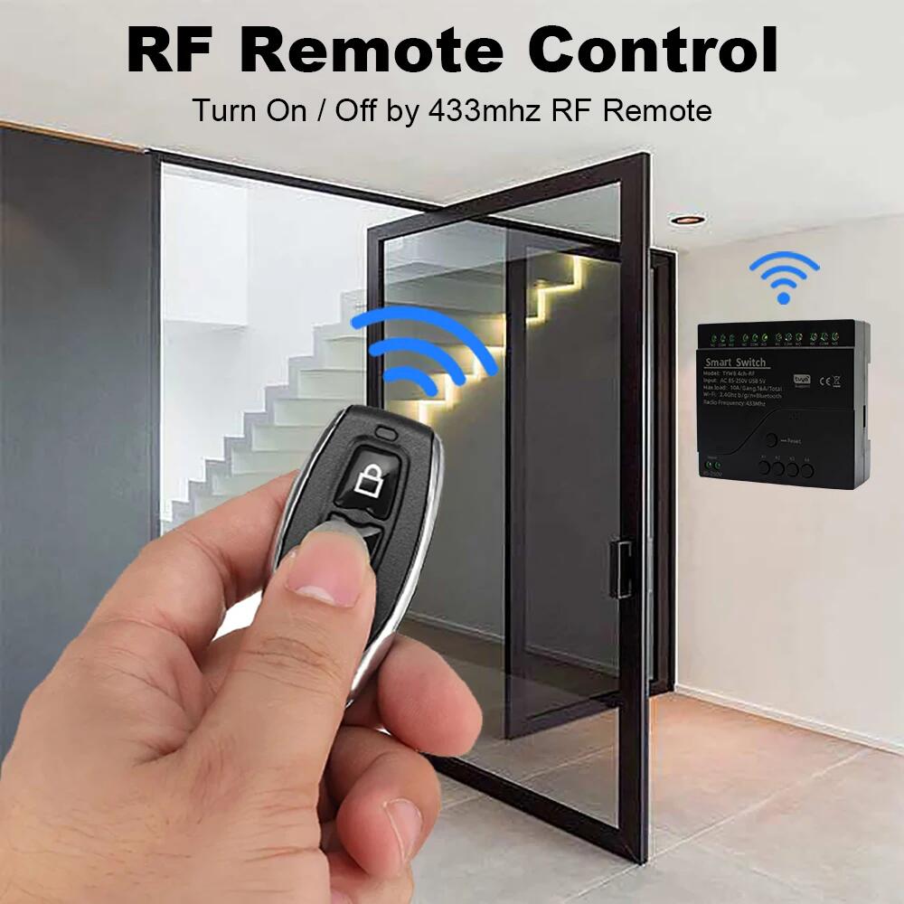 Black Style Tuya 4CH Wifi Smar - Tuya 4 Channel 评论和价格