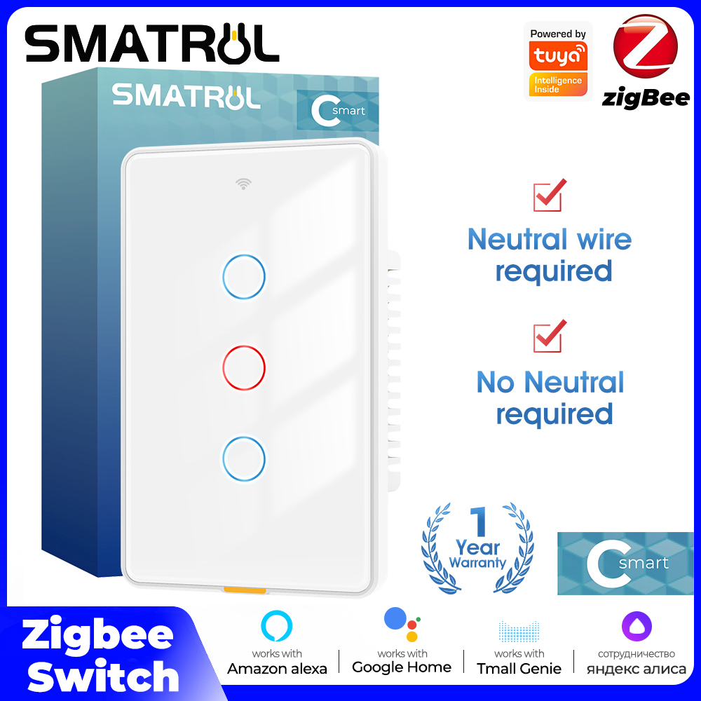 Tuya Zigbee Smart Light Touch  - Smart Relay Tuya 评论和价格