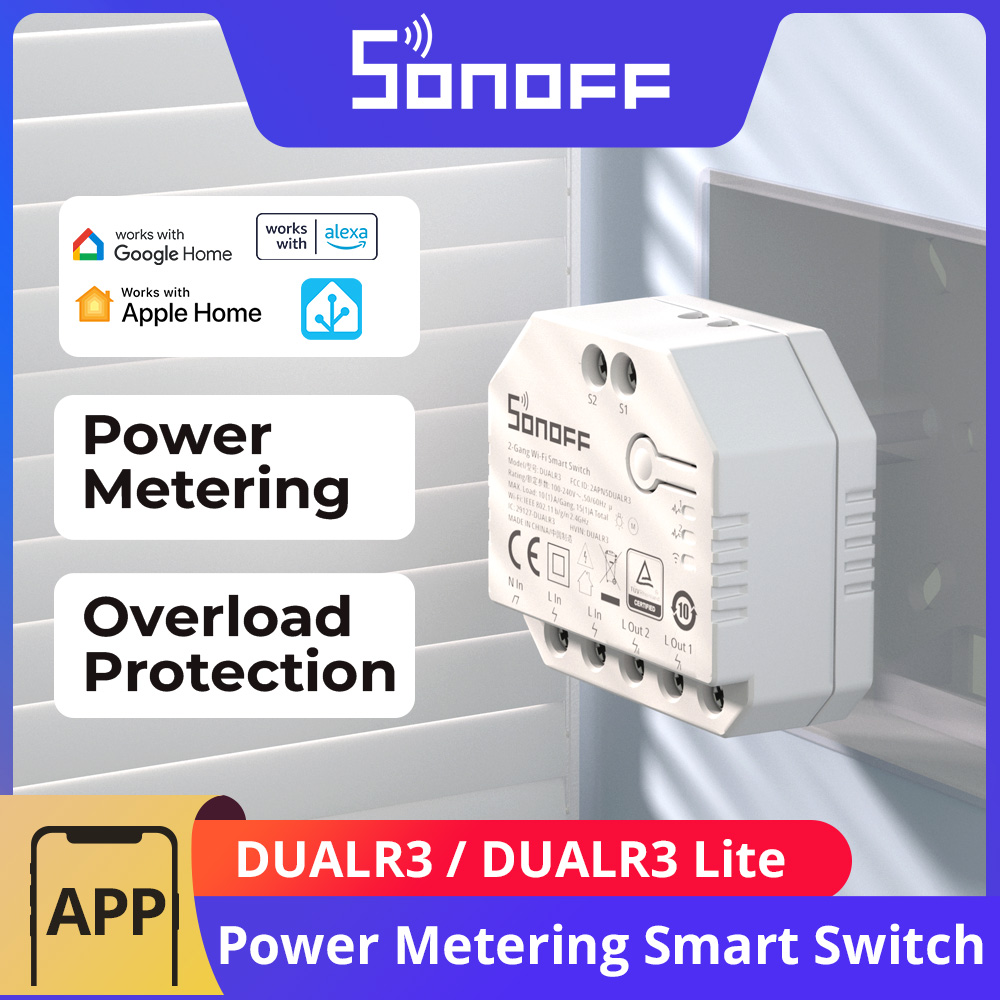 SONOFF DUALR3 / DUALR3 Lite 2  - Sonoff Mini R4 评论和价格